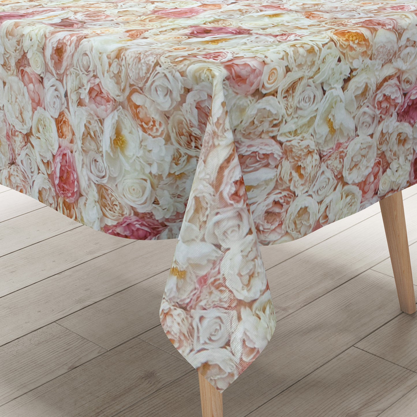 Wachstuch Tischdecke Rosenblüten