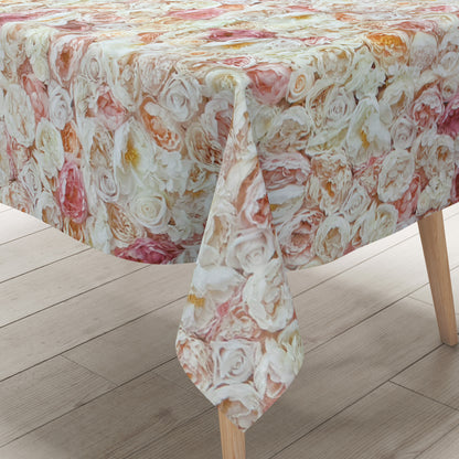 Wachstuch Tischdecke Rosenblüten