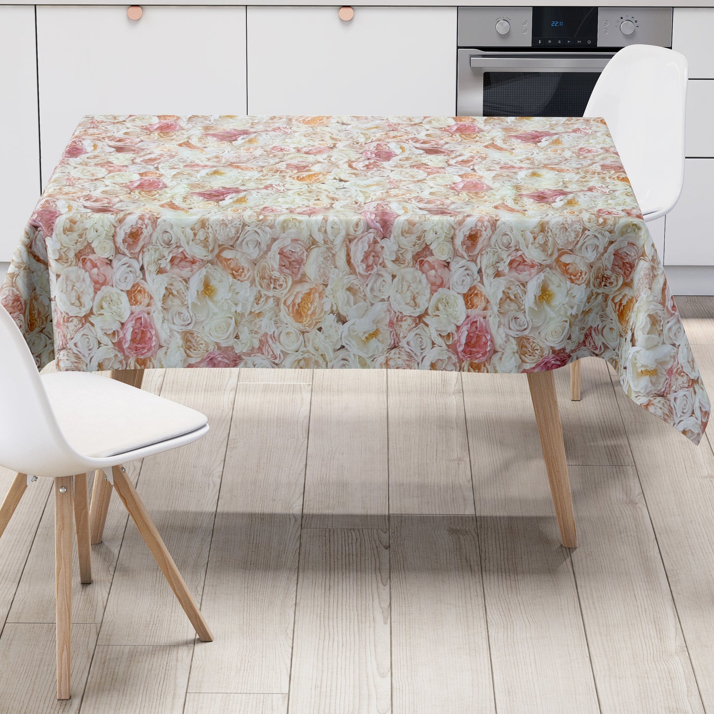 Wachstuch Tischdecke Rosenblüten