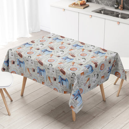 Wachstuch Tischdecke Barista Kaffee