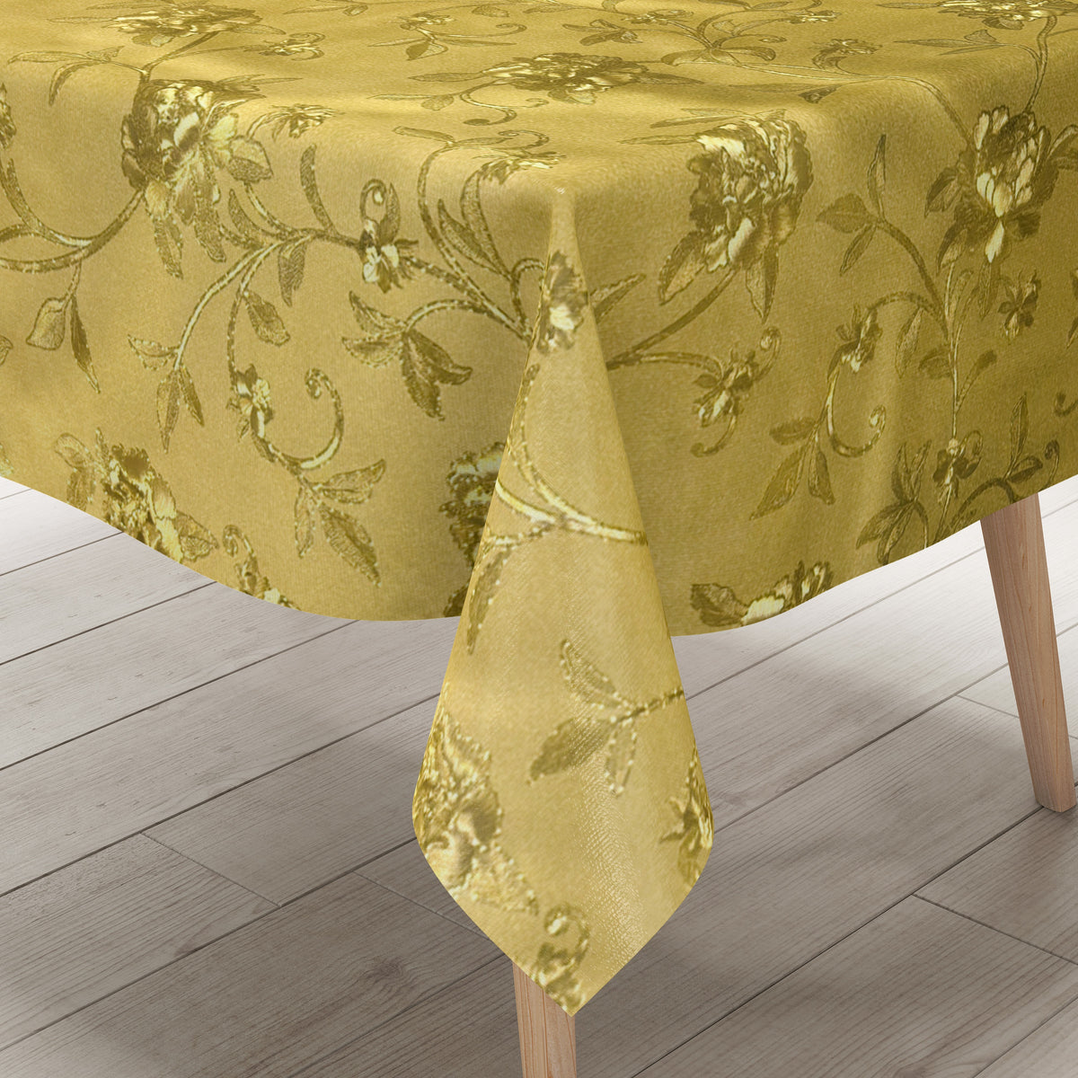 Procos Violetta Tischdecke – 120 X 180 Cm, Gold Edition, Plastikdeko Für Kindergeburtstag