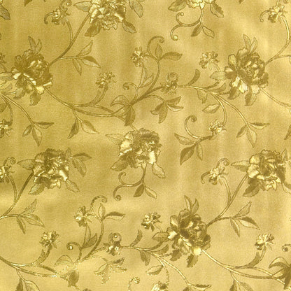 Wachstuch Tischdecke Damast geprägt K605A Gold Rosen Blüten Advent eckig rund oval