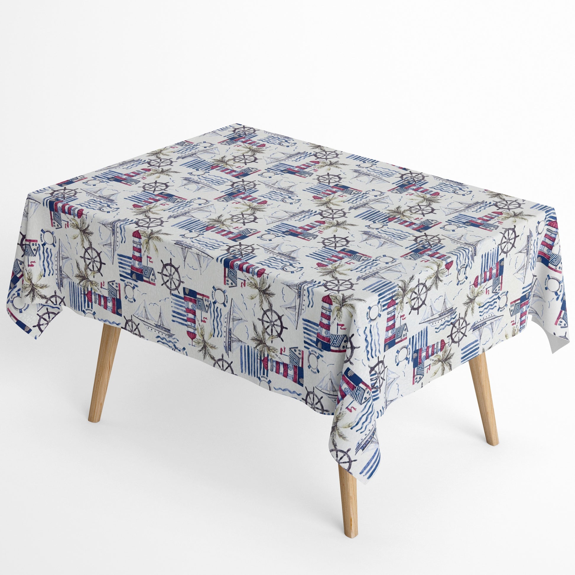 Beschichtete Baumwolle Jacquard Segelboot maritim
