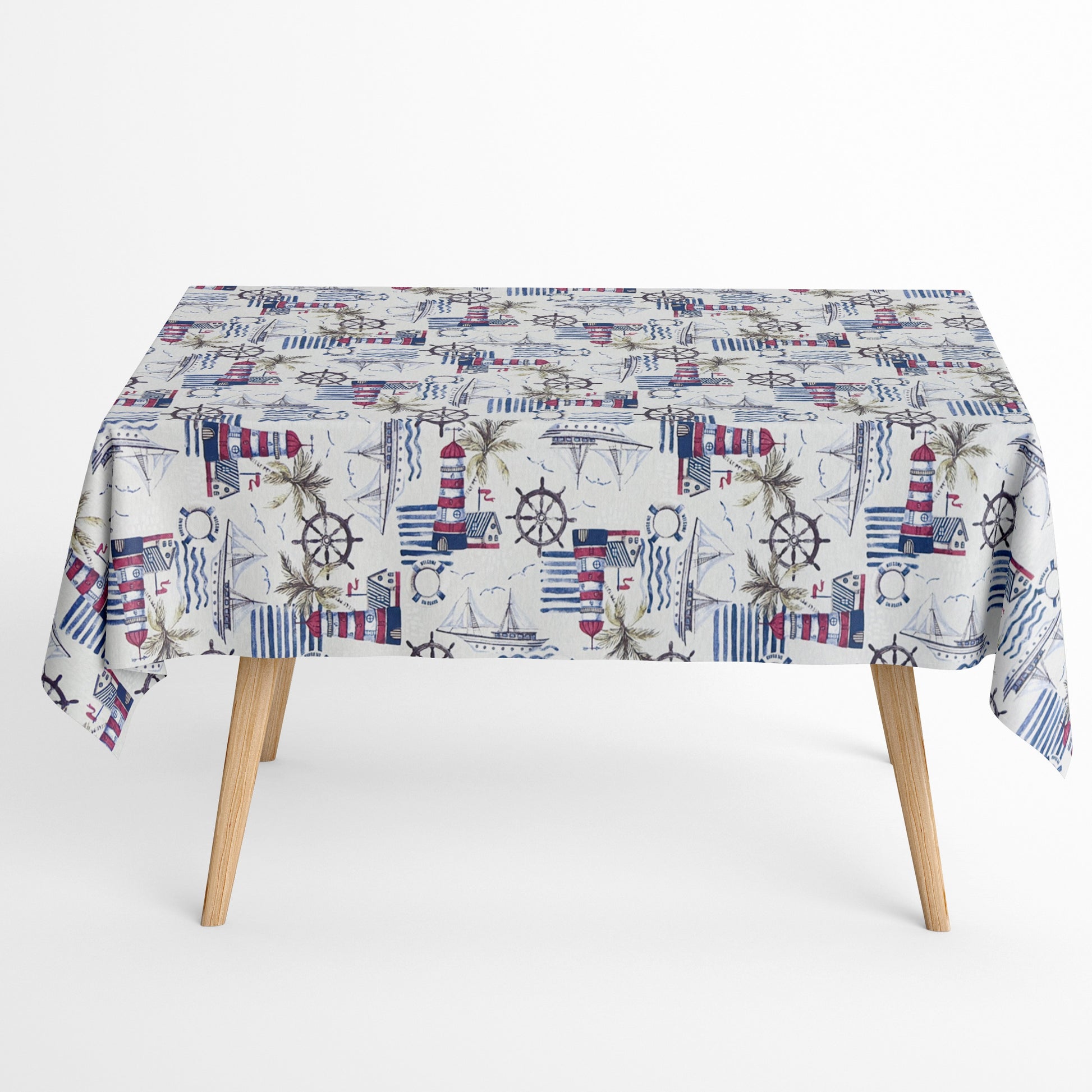 Beschichtete Baumwolle Jacquard Segelboot maritim