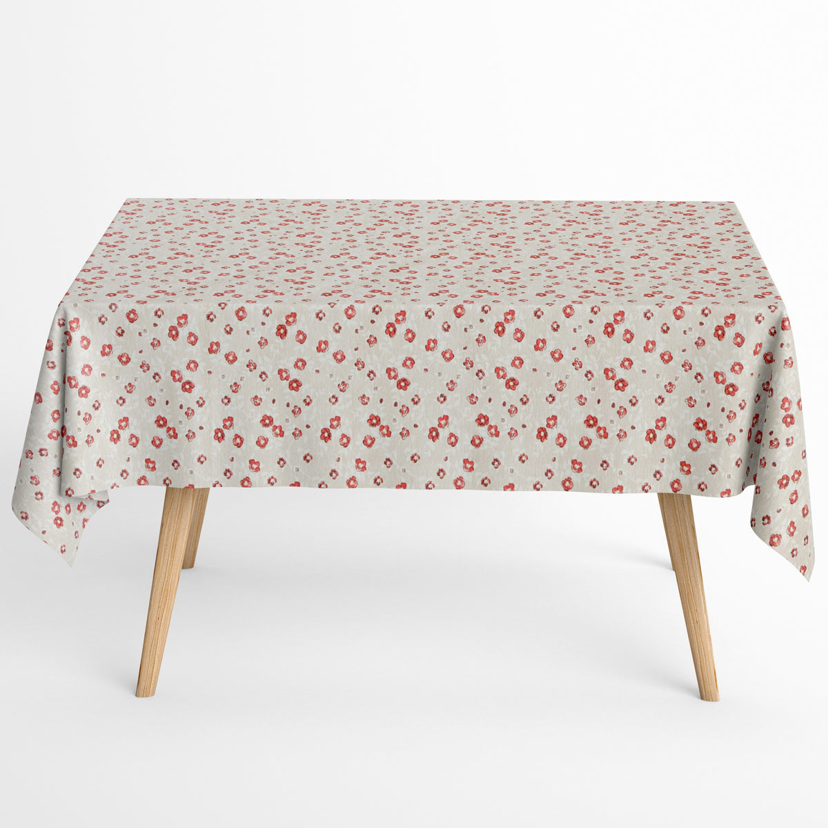 Jacquard Tischdecke aus beschichteter Baumwolle mit Fleckenschutz LLER –