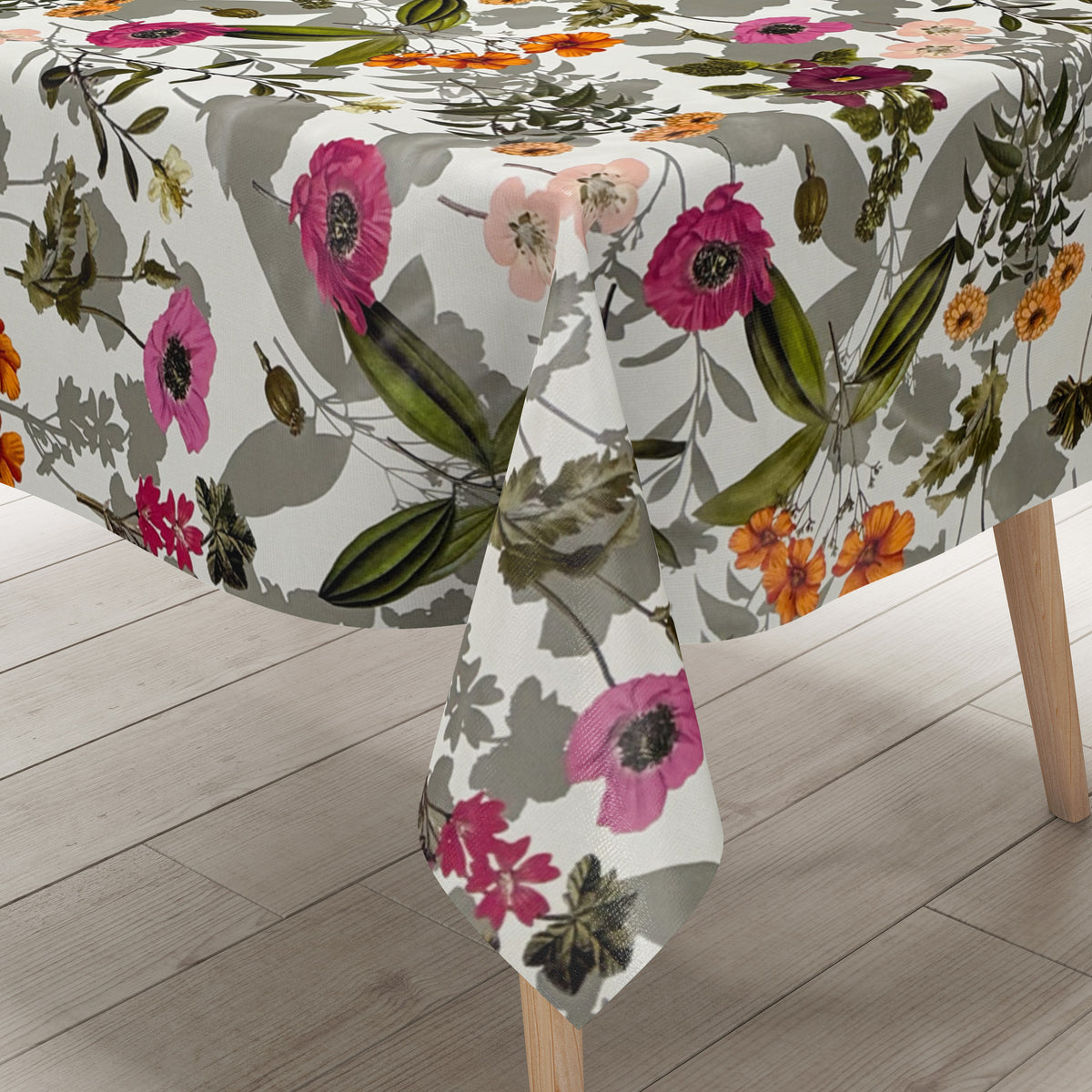 Wachstuch Tischdecke M19263 Blumenwiese Blüten Sommer eckig rund oval –