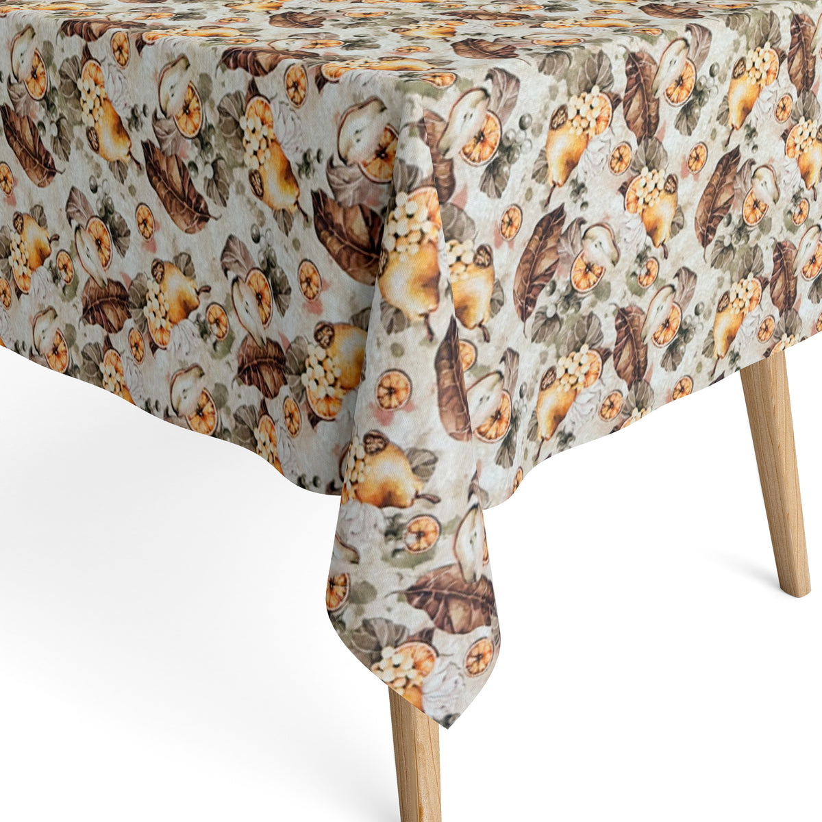 Jacquard Tischdecke aus beschichteter Baumwolle mit Fleckenschutz MACU –