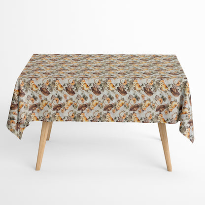 Jacquard Tischdecke Herbst Früchte Blätter Obst