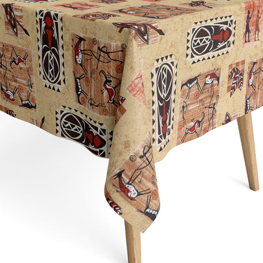 Tischdecke beschichete Baumwolle Afrika
