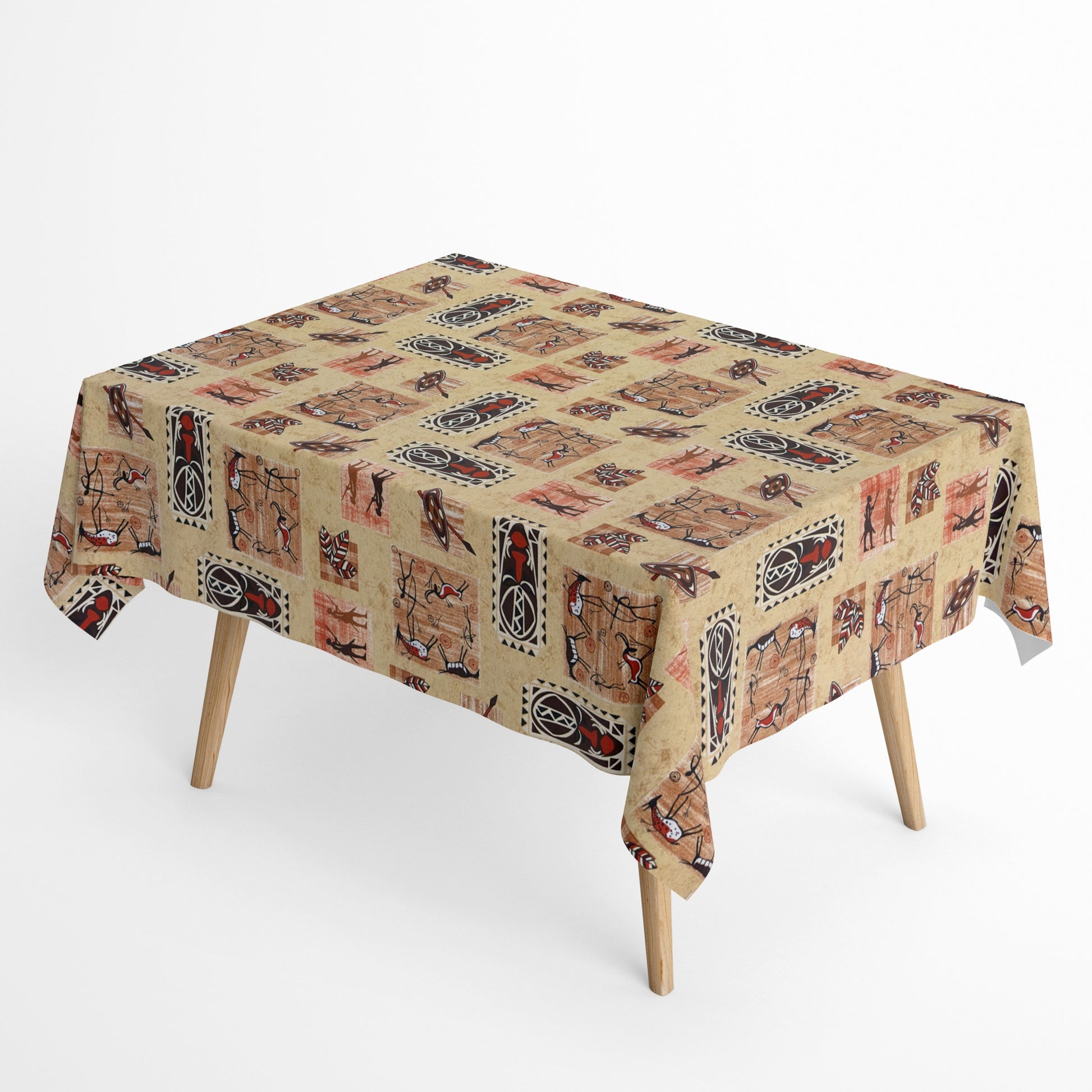 Tischdecke beschichete Baumwolle Afrika