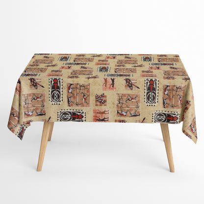 Tischdecke beschichete Baumwolle Afrika
