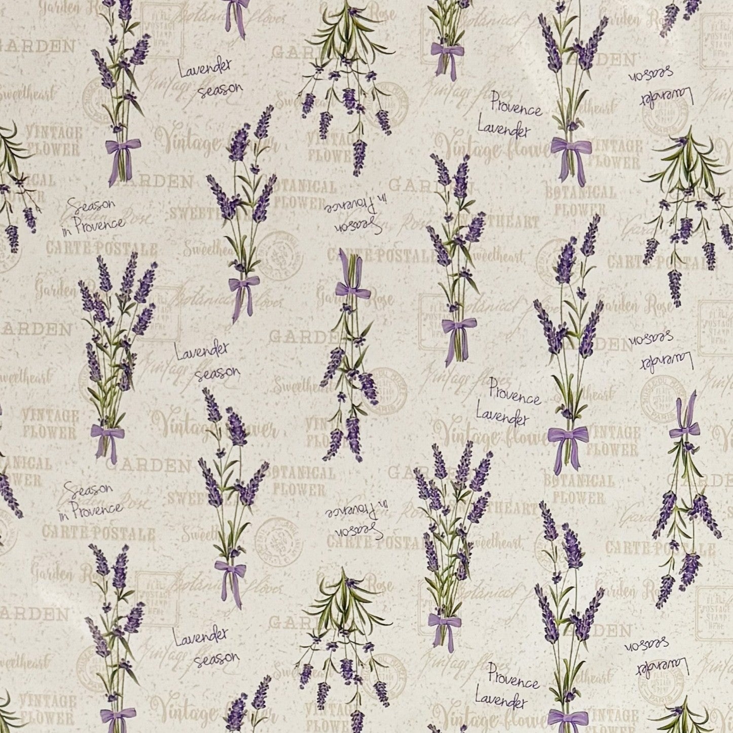 Wachstuch Tischdecke Lavendel Übergröße