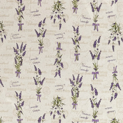 Wachstuch Tischdecke Lavendel Übergröße