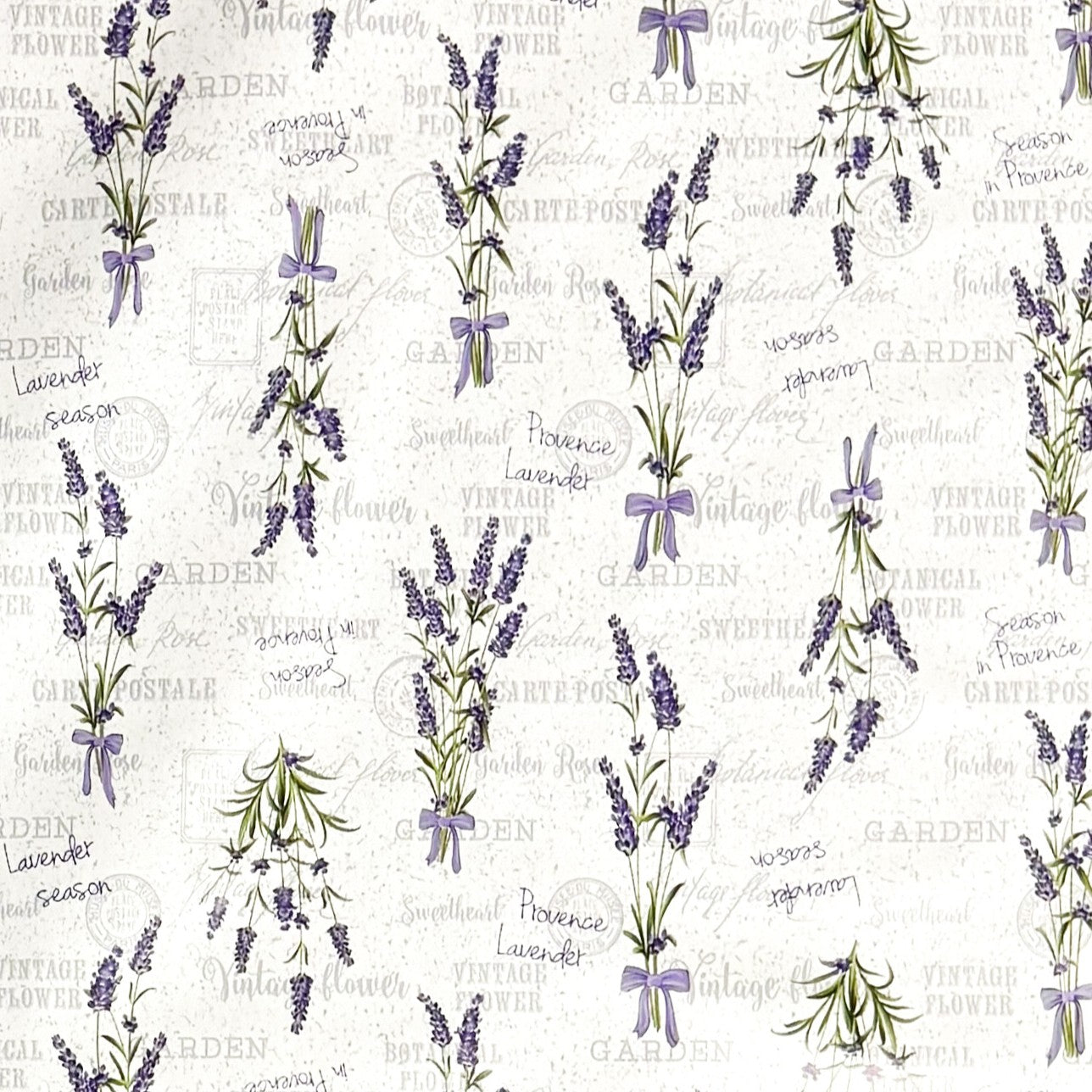 Wachstuch Tischdecke 160 cm Breite Übergröße P1010-2 silber Lavendel Provence Blüten Sommer eckig rund oval