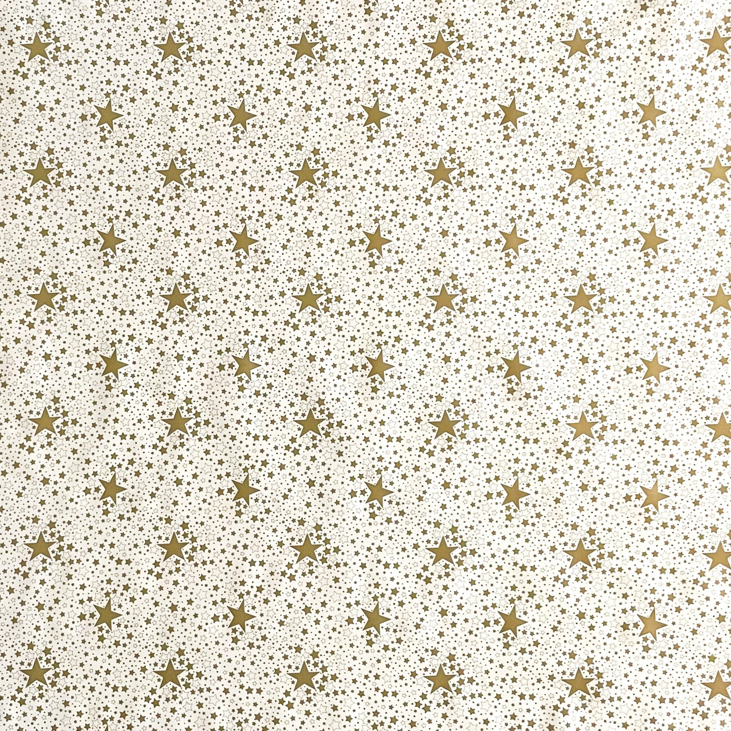 Wachstuch Rolle Weihnachten P226-1 Sterne gold Rollenware