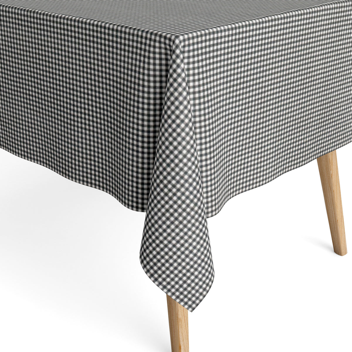 textile Tischdecke Jacquard beschichtete Baumwolle PATINIR GRIS klein –