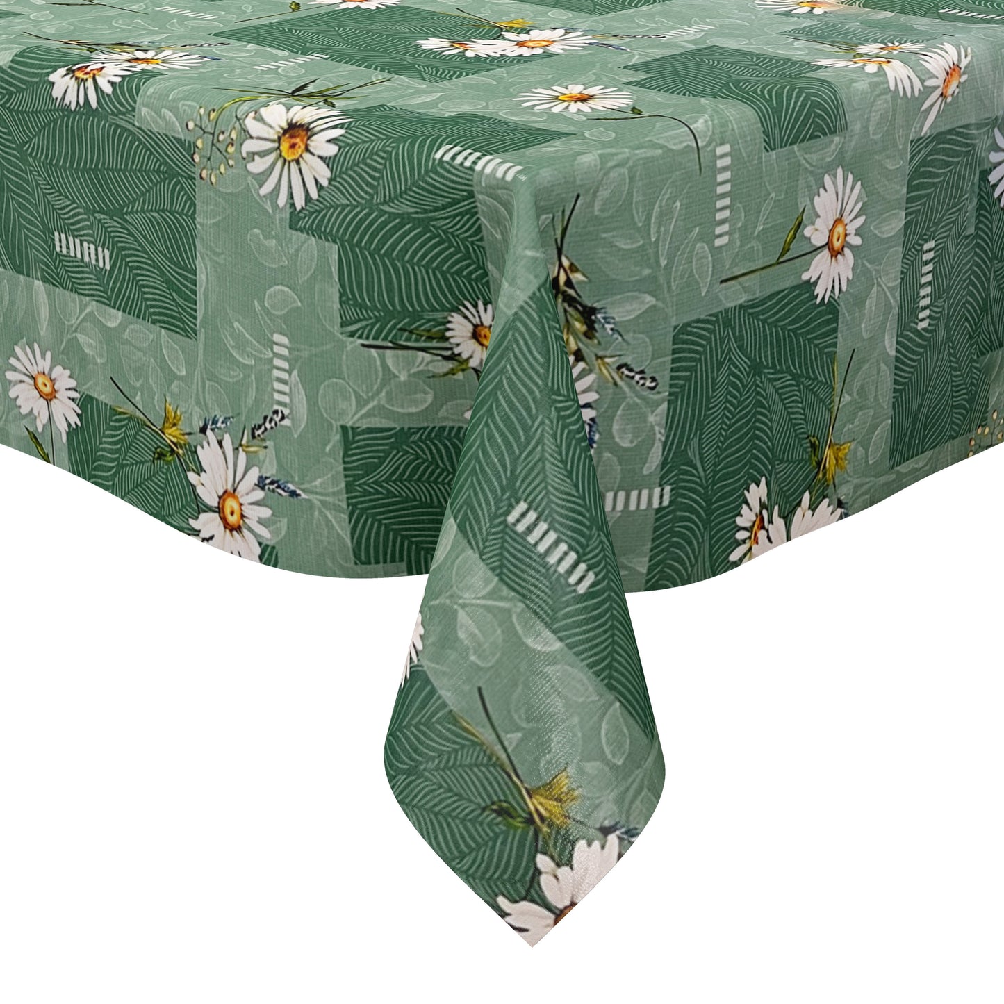 Nappe toile cirée vendue au mètre 01301-00 Pâques Lapin de Pâques Tulipes carrée ronde ovale