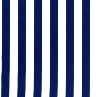 Tischdecke beschichtete Baumwolle Streifen maritim marineblau