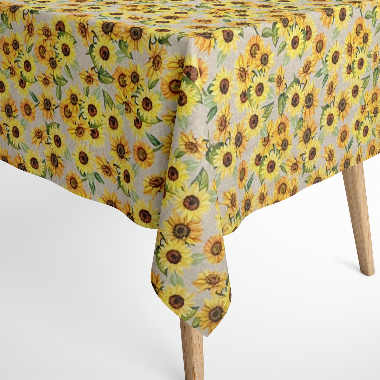 textile Tischdecke Sonnenblumen