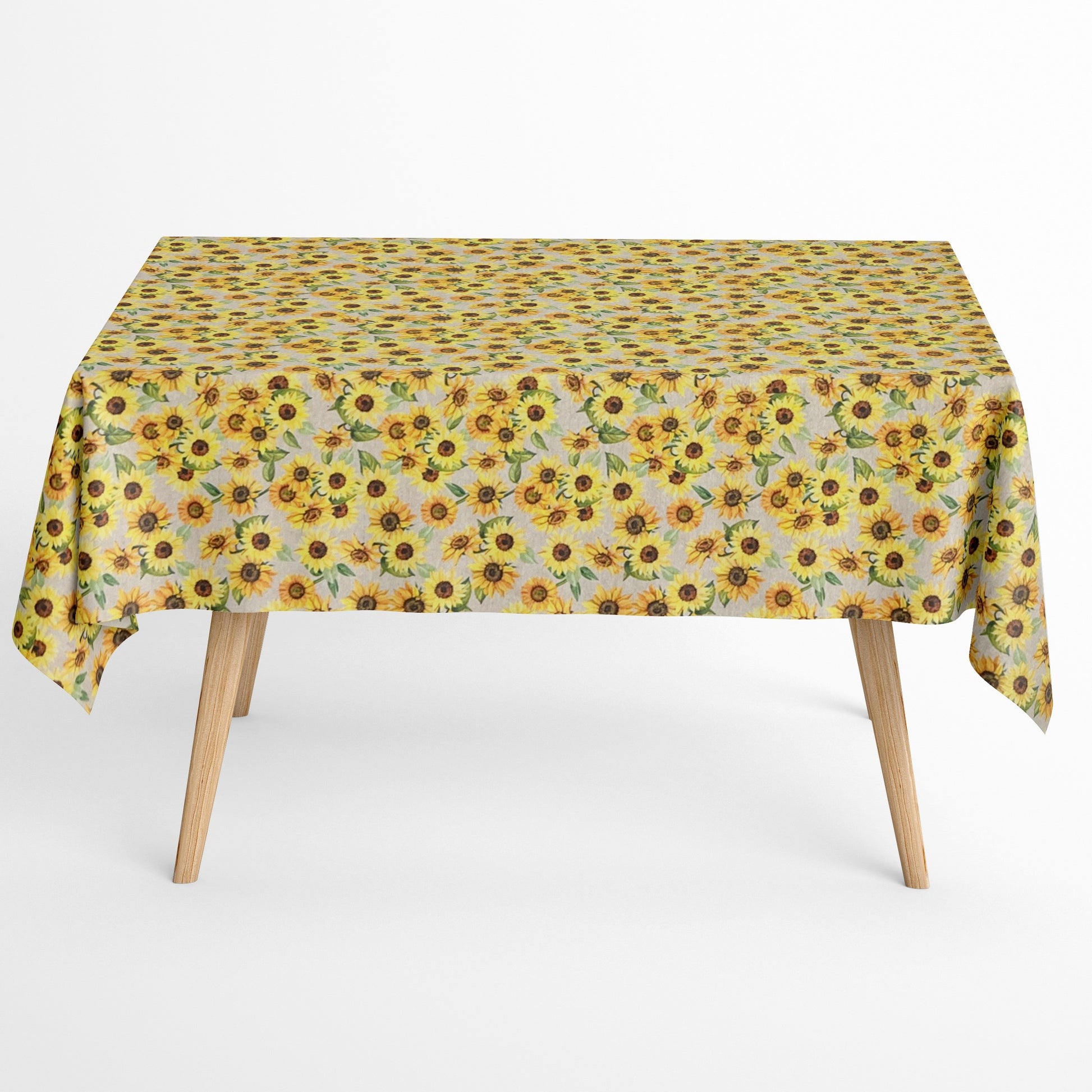 textile Tischdecke Sonnenblumen