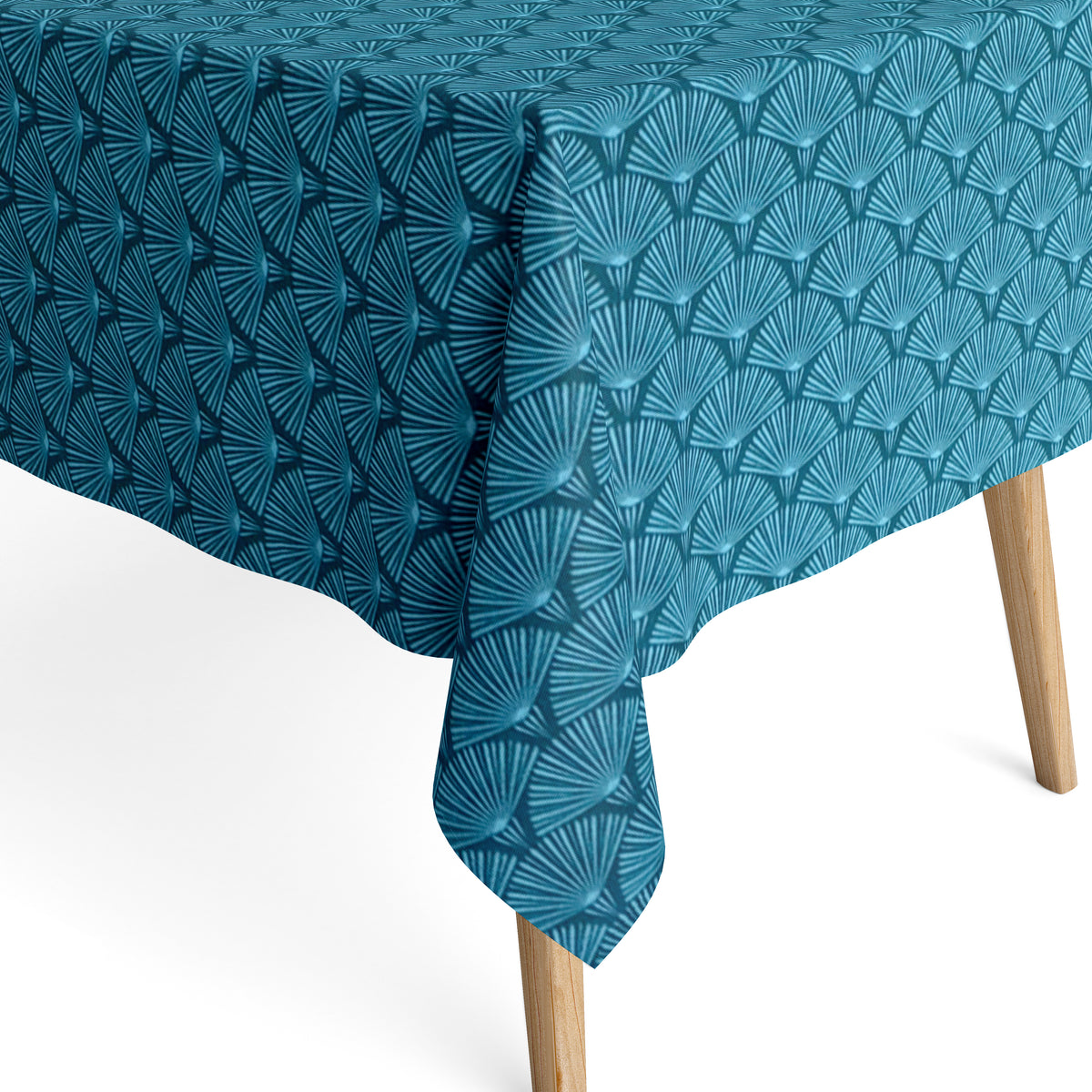 Jacquard Tischdecke aus beschichteter Baumwolle mit Fleckenschutz THEO –
