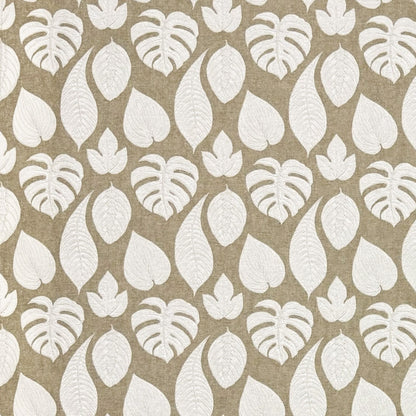 Jacquard Tischdecke aus beschichteter Baumwolle mit Fleckenschutz VELEZ Monstera Dschungel eckig rund oval