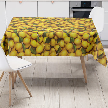 Wachstuch Tischdecke Zitronen