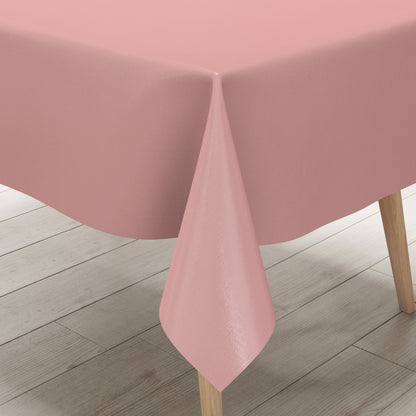 Wachstuch Tischdecke rosa einfarbig unifarben uni210 eckig rund oval
