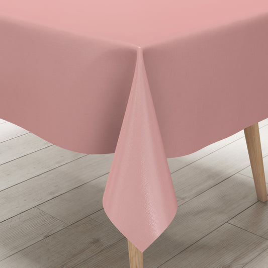 Wachstuch Tischdecke einfarbig uni rosa