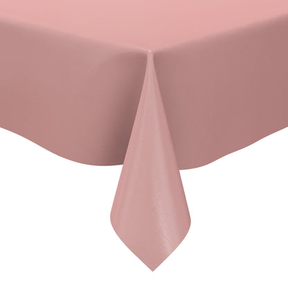 Wachstuch Tischdecke rosa einfarbig unifarben uni210 eckig rund oval