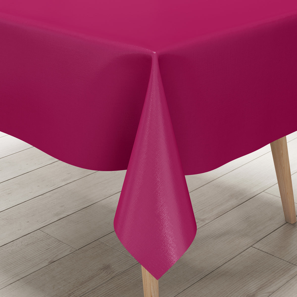 Wachstuch Tischdecke uni 222 einfarbig pink eckig rund oval –