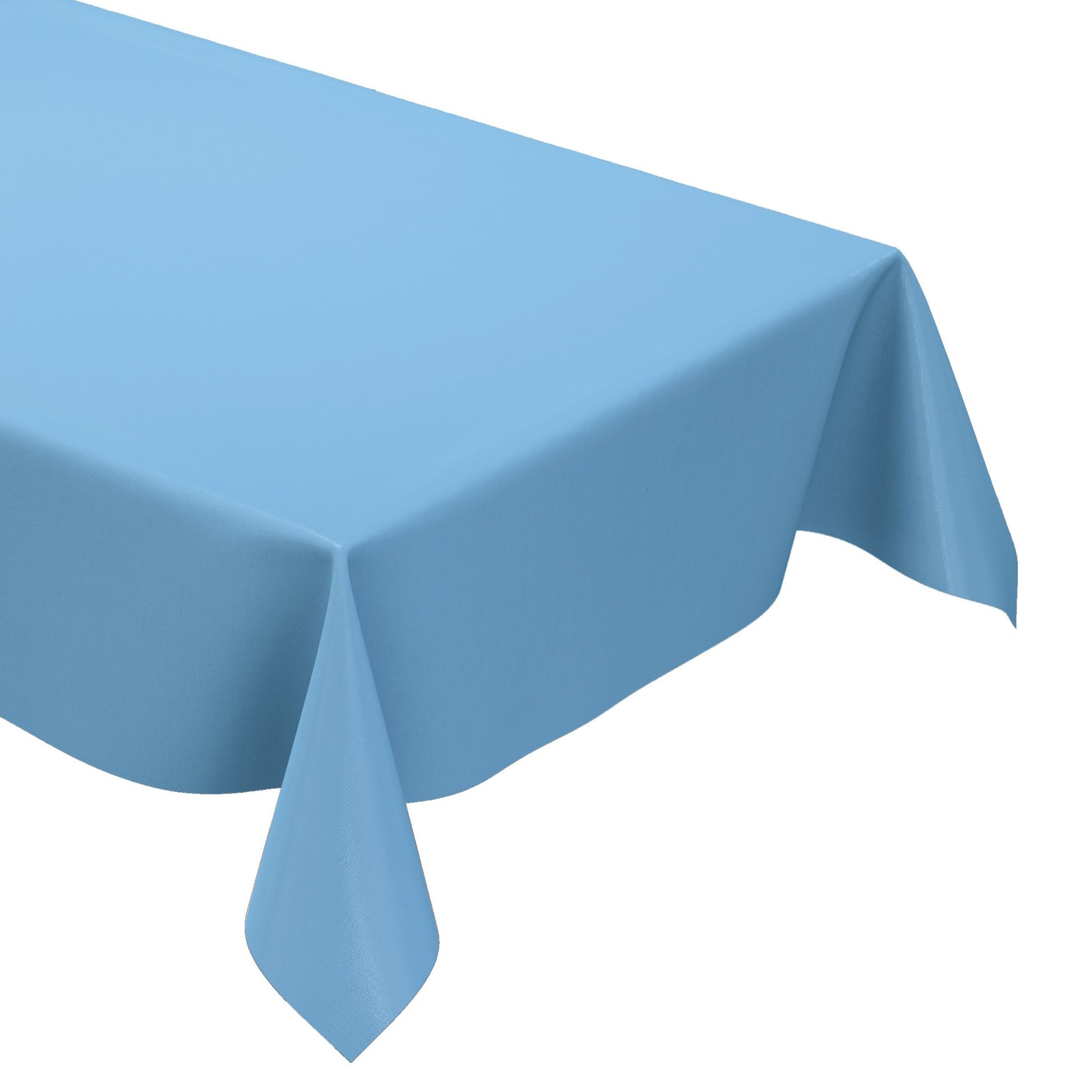 Wachstuch Tischdecke uni einfarbig hellblau