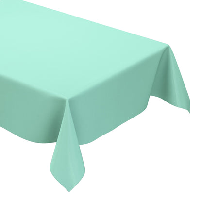 KEVKUS Wachstuch Tischdecke unifarben 6027 mintgrün einfarbig wählbar in eckig, rund und oval -
