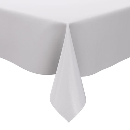 Nappe en toile cirée unie 0 blanche blanche unie carrée ronde ovale