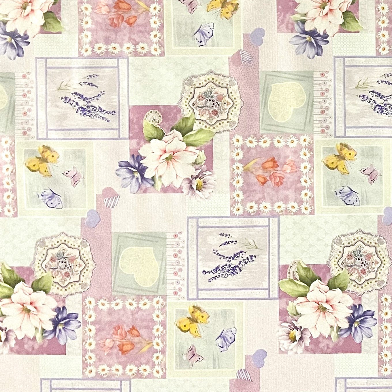 Wachstuch Tischdecken Lavendel Blumen