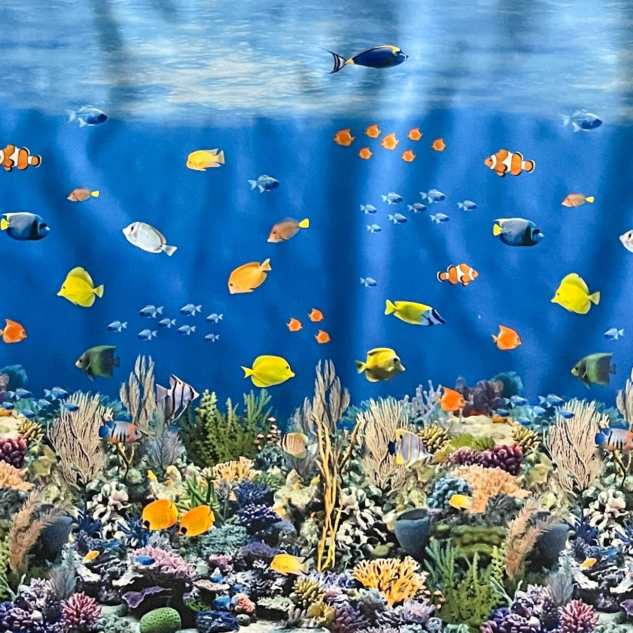 Wachstuch Tischdecke Meer Fische Korallen