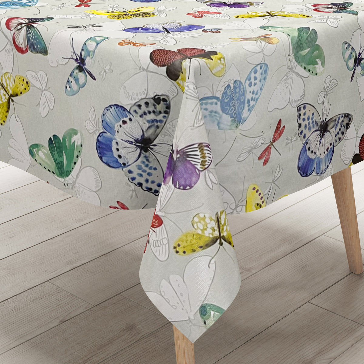 Wachstuch Tischdecke C141701 Schmetterlinge Butterfly Sommer eckig run –