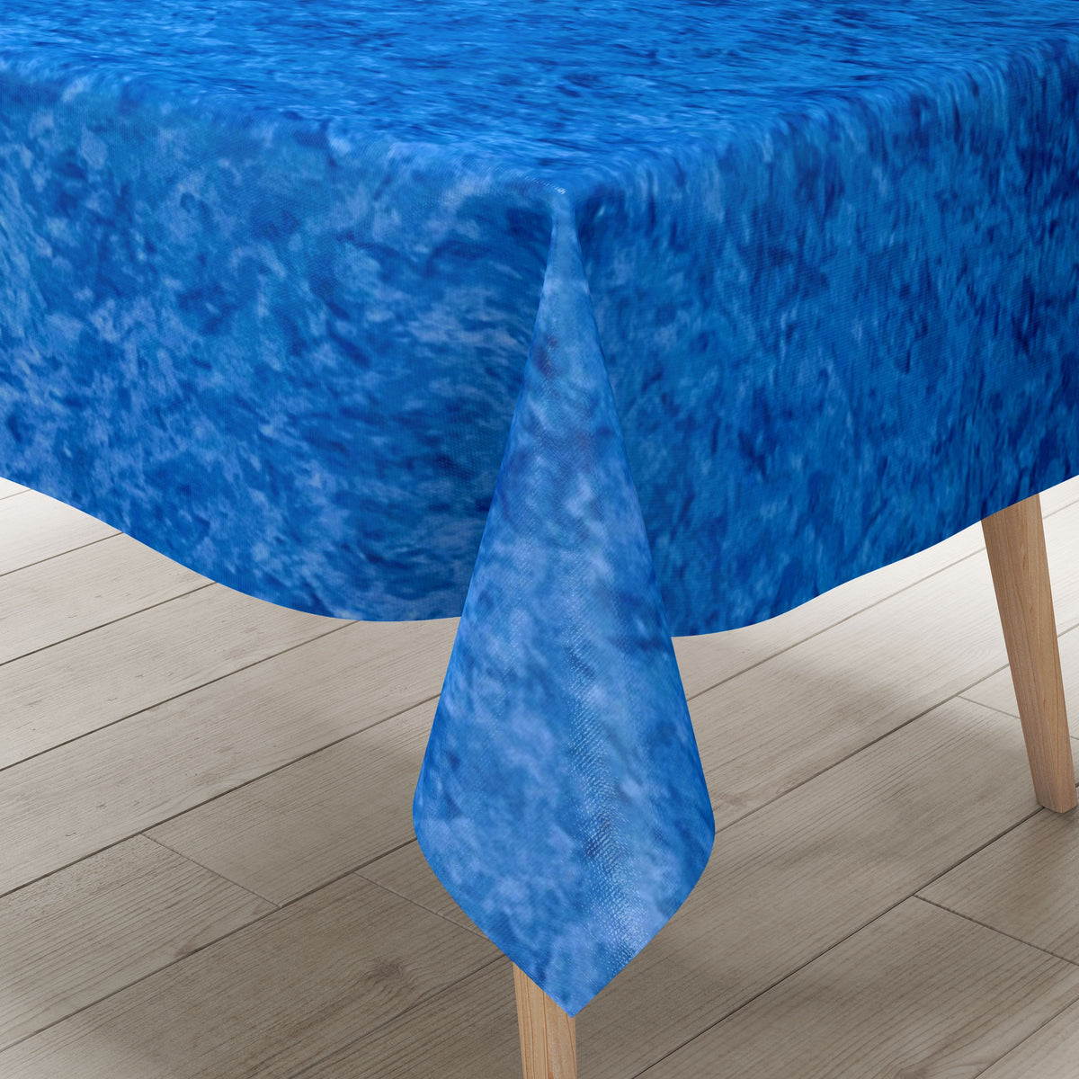 Wachstuch Tischdecke C142602 marmoriert blau eckig rund oval –
