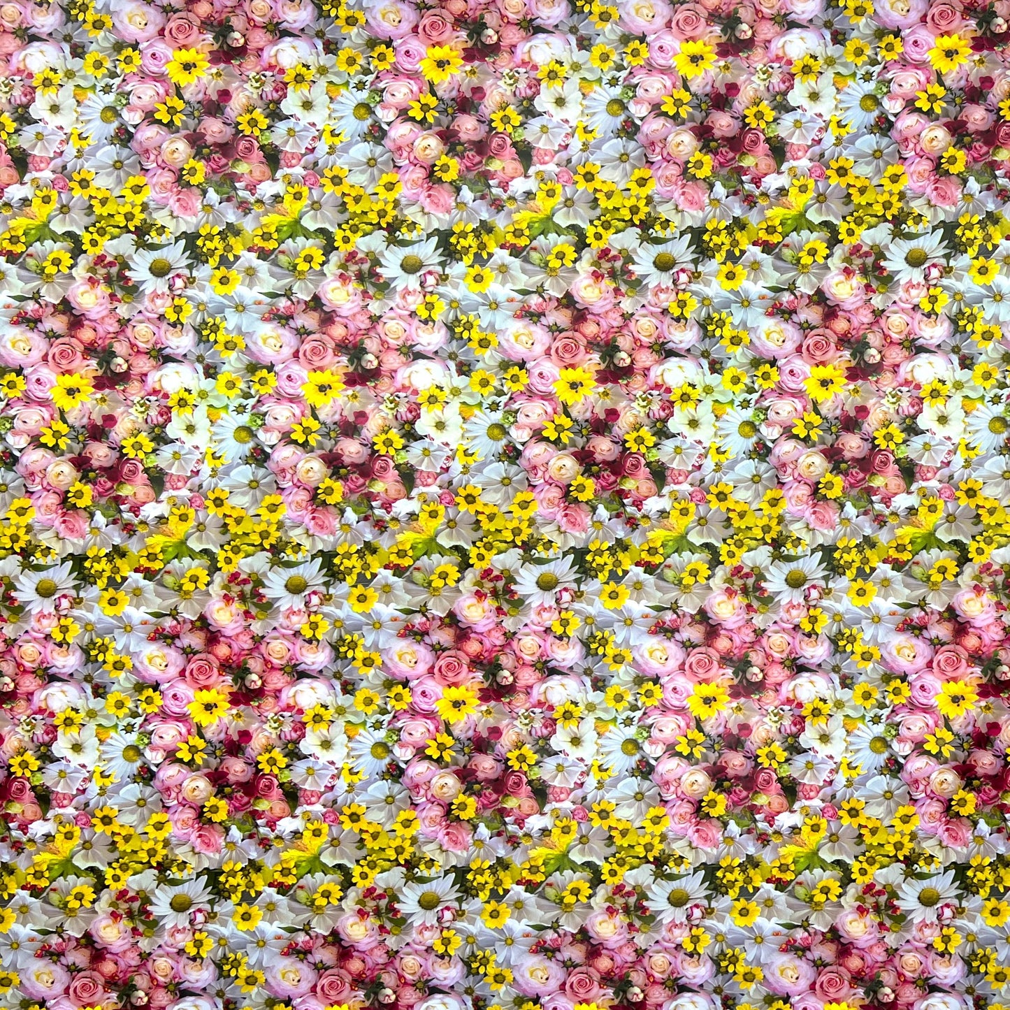Wachstuch Tischdecke E190 Blumenwiese Sommer Rosen eckig rund oval