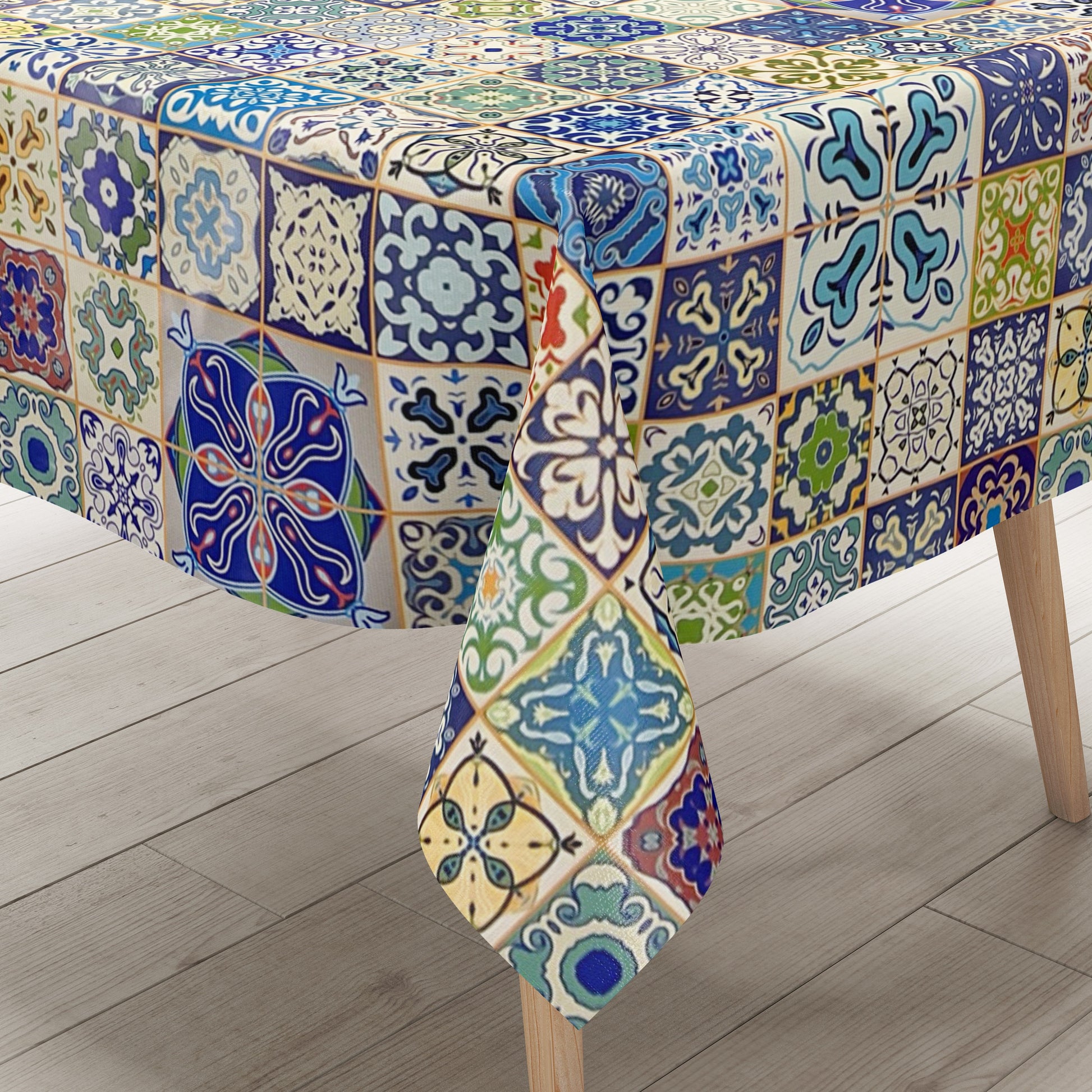 Wachstuch Tischdecke Mosaik Portugal Fliesen