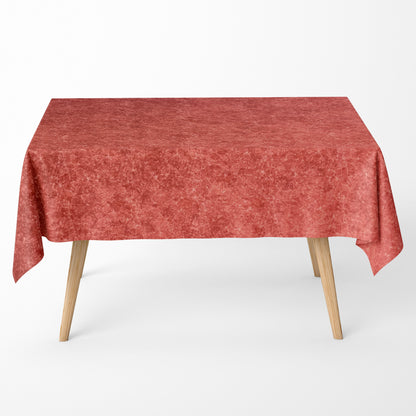 Tischdecke aus Baumwolle mit Teflonbeschichtung marmoriert rot Größe wählbar abwischbar