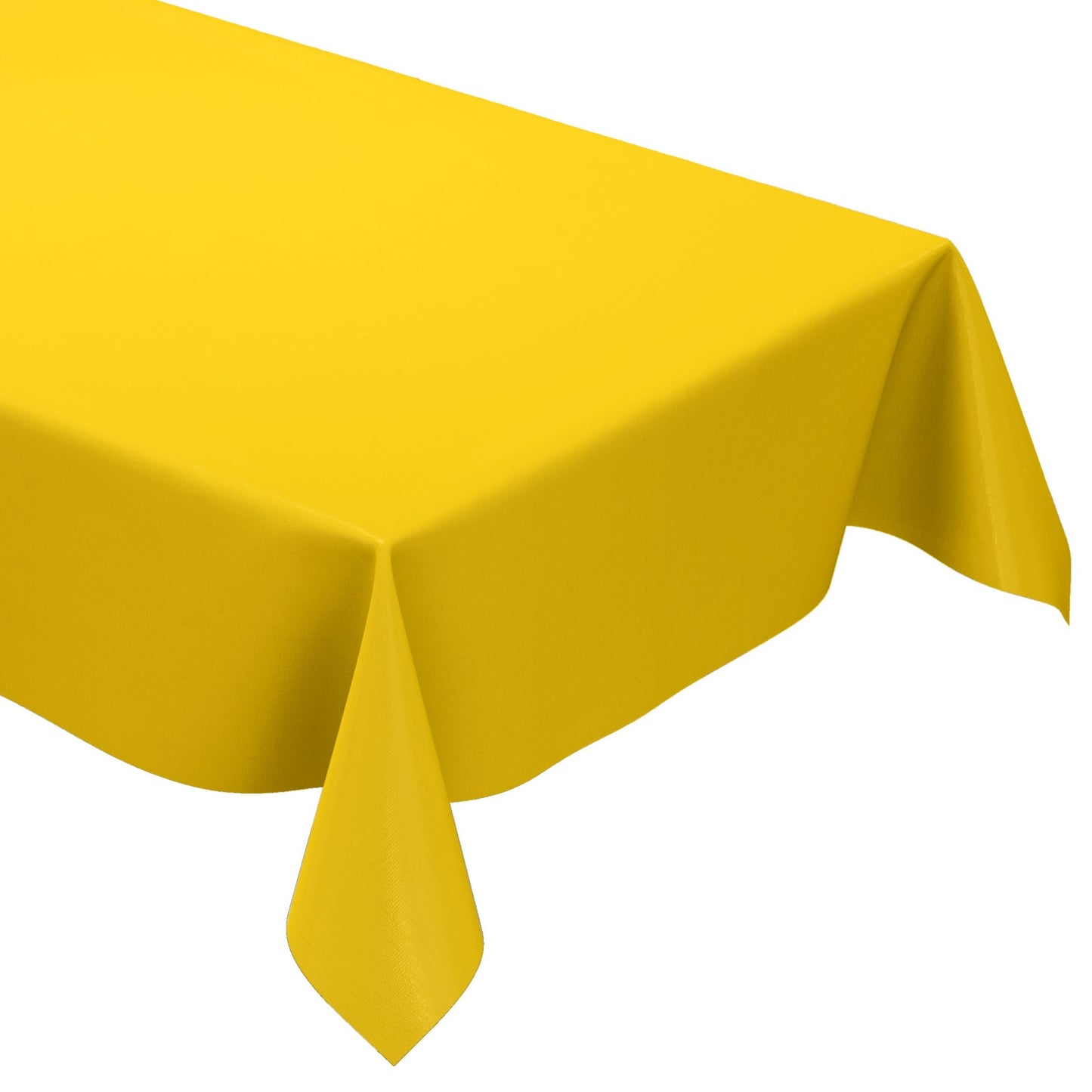 Wachstuch Tischdecke uni 109 unifarben einfarbig gelb eckig rund oval