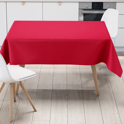 abwaschbare Wachstuch Tischdecke uni  rot einfarbig Rollenware Meterware