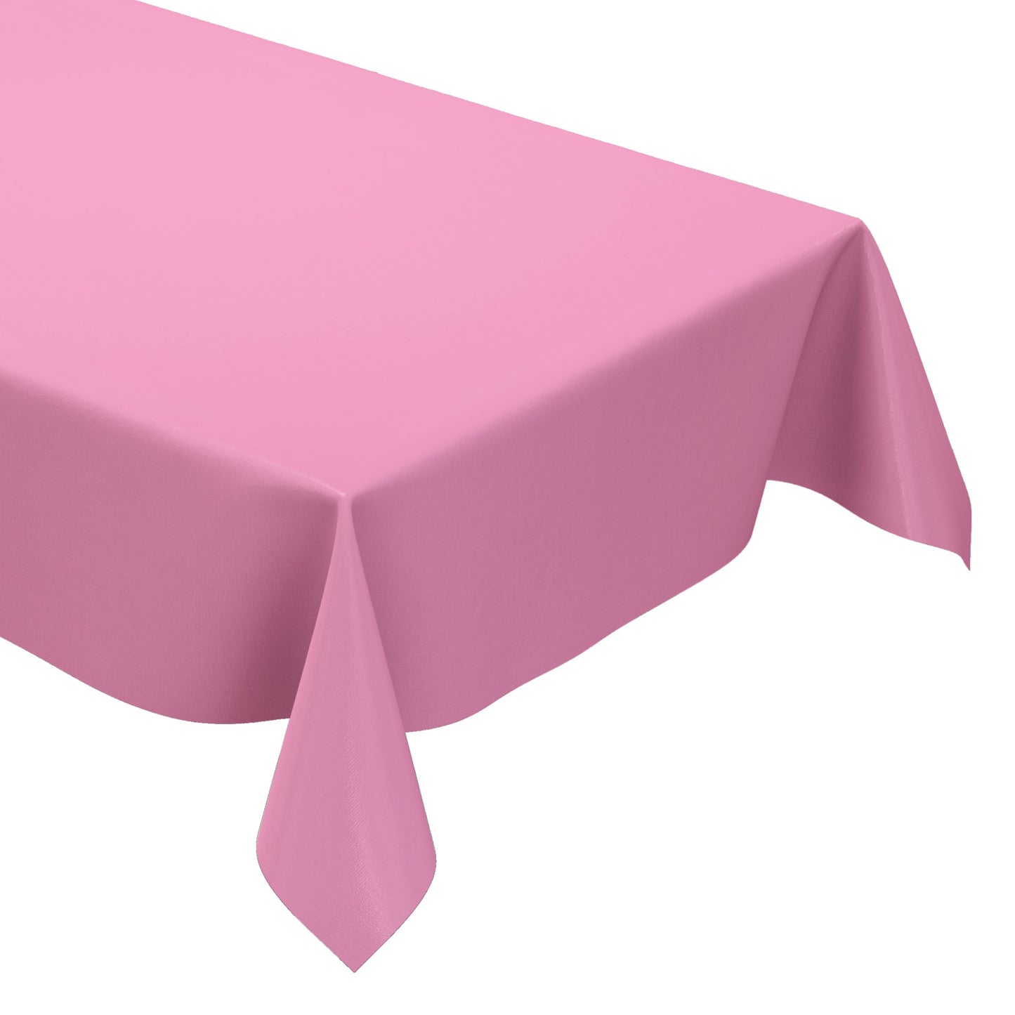 KEVKUS Wachstuch Tischdecke uni 210 einfarbig rosa eckig rund oval