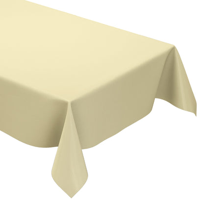 Wachstuch Tischdecke uni 7 einfarbig unifarben beige creme champagner eckig rund oval